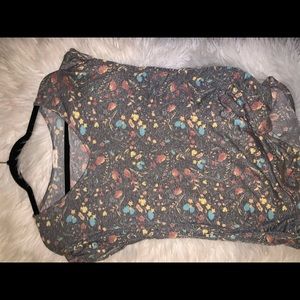 Floral knot top